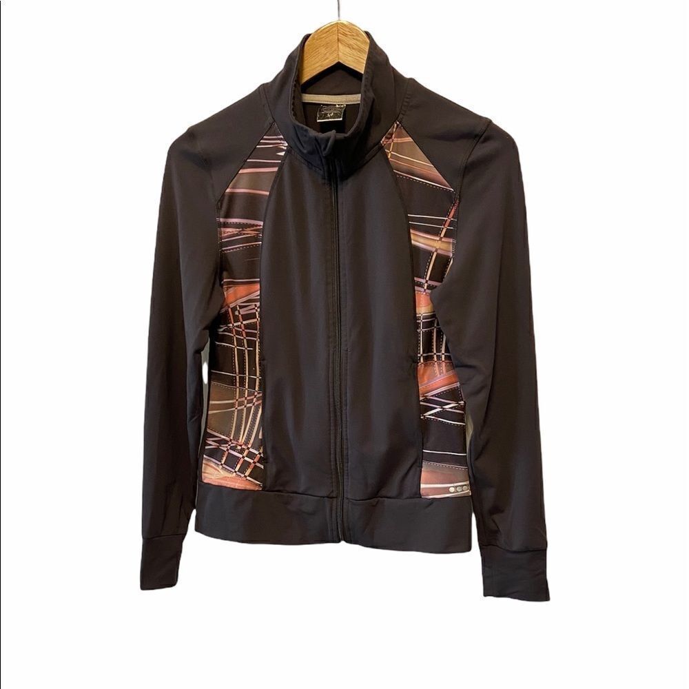 DIADORA Fitted Stretch Zip Up Athletic Jacket S